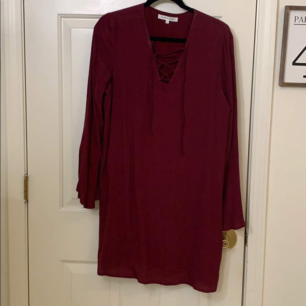 Maroon Dress